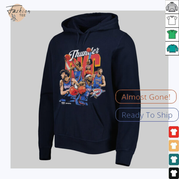 Oklahoma City Thunder Starting 5 Players T shirts