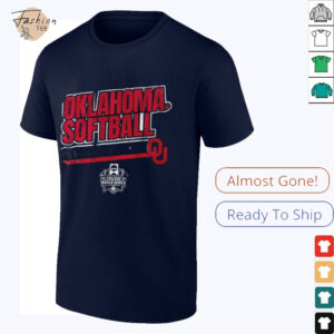 Oklahoma Sooners Softball Women’s College World Series stripe T shirt