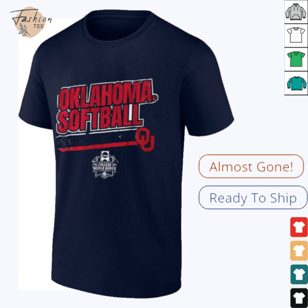 Oklahoma Sooners Softball Women’s College World Series stripe T shirt