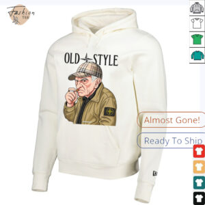 Old Style Man with Cap Graphic T Shirt