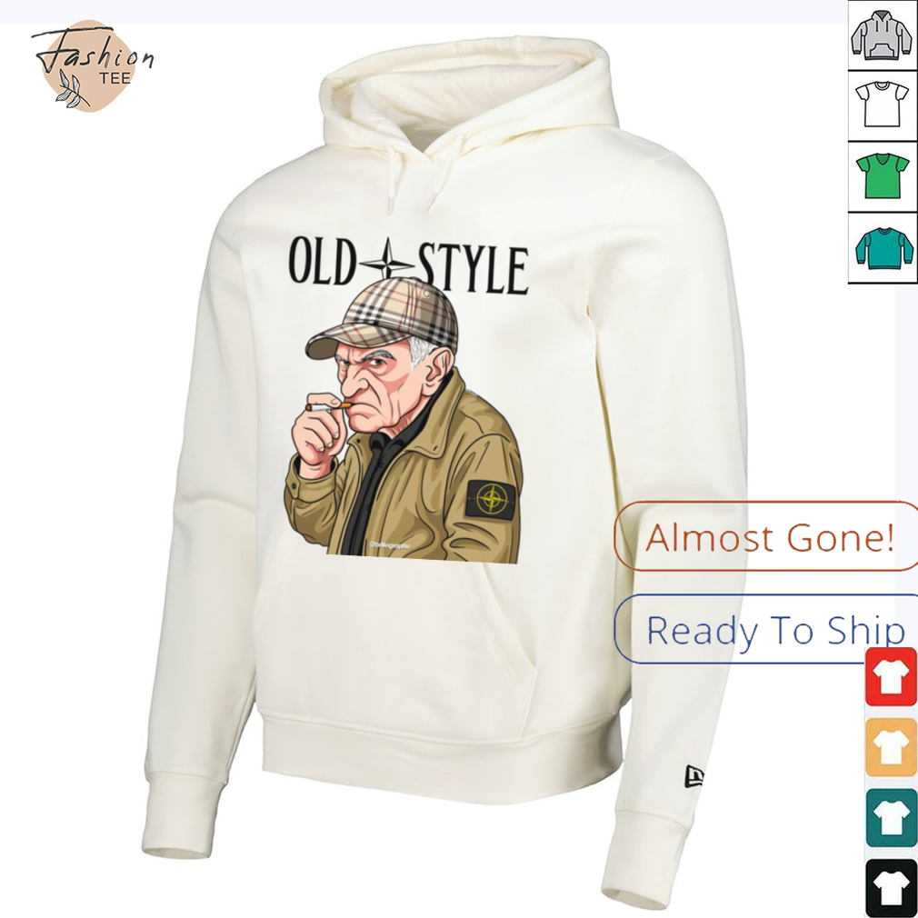 Old Style Man with Cap Graphic T Shirt Old Style Man with Cap Graphic T Shirt