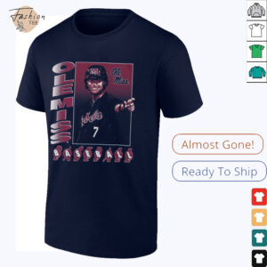 Ole Miss Rebels Baseball NIL T Shirt