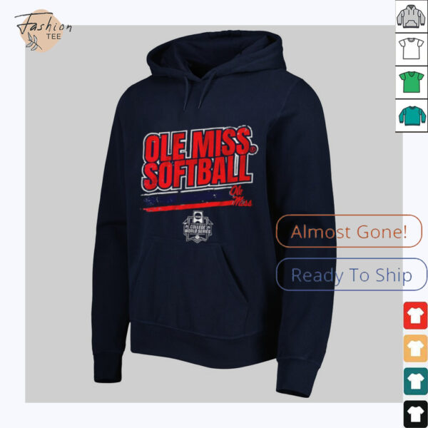Ole Miss Rebels Solfball Women’s College World Series stripe shirt