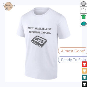 Only available on Japanese import shirt