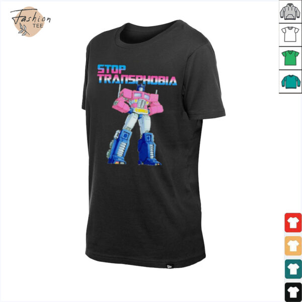 Optimus Prime Stop Transphobia shirt