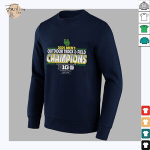 Oregon Ducks 2025 Big Ten ConferenceMen’s Outdoor Track And Field Champions Unisex T Shirt