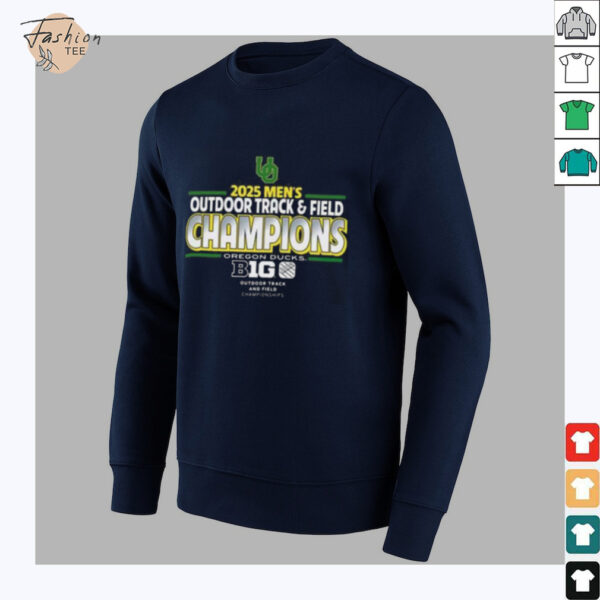 Oregon Ducks 2025 Big Ten ConferenceMen’s Outdoor Track And Field Champions Unisex T Shirt