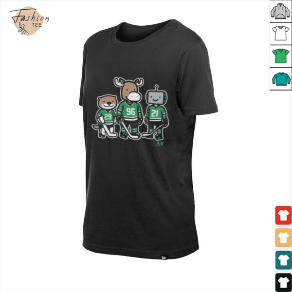 Otter, Moose And Robo Guys Dallas Hockey T Shirt_23_11zon