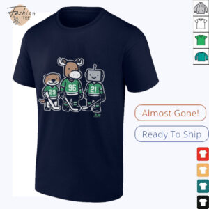 Otter, Moose And Robo Guys Dallas Hockey T Shirt_23_11zon