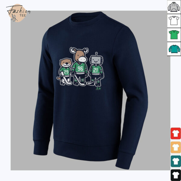 Otter, Moose And Robo Guys Dallas Hockey T Shirt_23_11zon