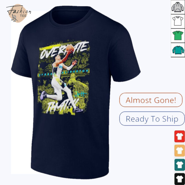 Overrate that Tyrese Haliburton Indiana Pacers signature shirt