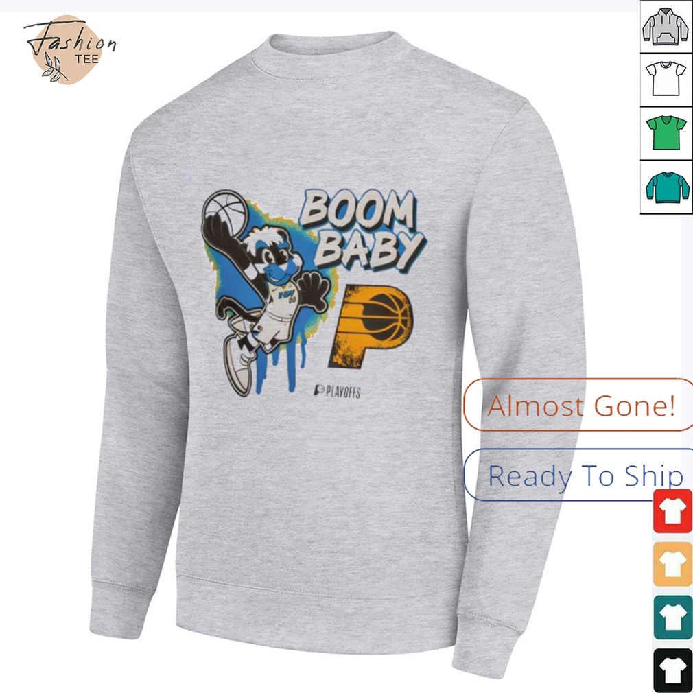 Pacers Game 4 Boom Baby Playoffs 2025 shirt Pacers Game 4 Boom Baby Playoffs 2025 shirt