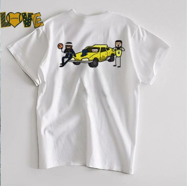 Pacer’s are 6 1 on the road Pacers road Warriors cartoon shirt