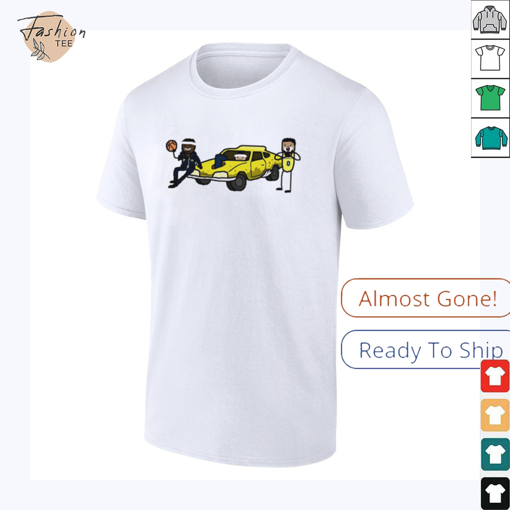 Pacer’s are 6 1 on the road Pacers road Warriors cartoon shirt Pacer’s are 6 1 on the road Pacers road Warriors cartoon shirt