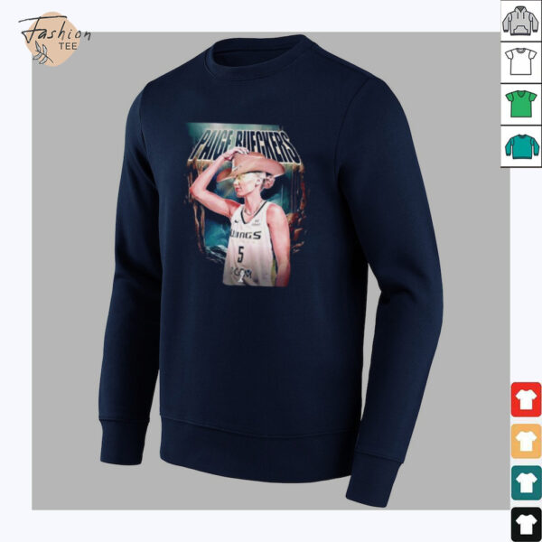 Paige Bueckers Dallas Wings WNBA cowboy hat shirt