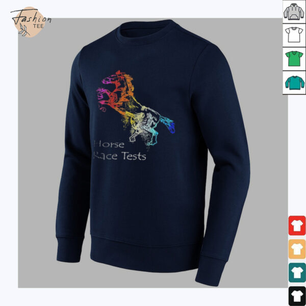 Paradise Fishing Horse Race Tests Rainbow T shirts