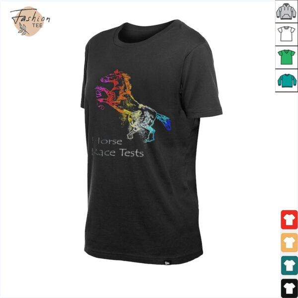 Paradise Fishing Horse Race Tests Rainbow T shirts