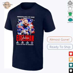Patriots Hall of Fame Julian Edelman New England Patriots thank you for the memories shirt