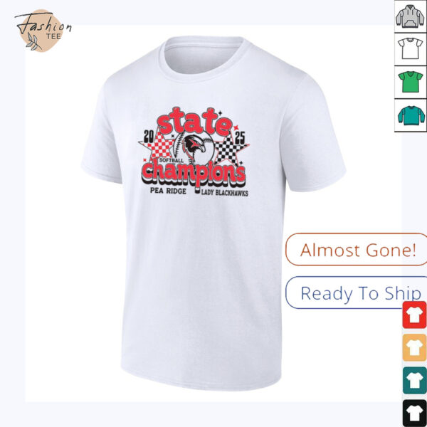 Pea Ridge Lady Blackhawks 2025 State Champions shirt