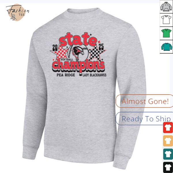 Pea Ridge Lady Blackhawks 2025 State Champions shirt