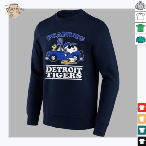 Peanuts Snoopy and Woodstock Detroit Tigers 2025 shirt