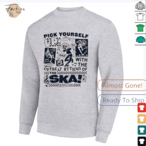Pick yourself up with the offbeat rythms of Ska funny shirt