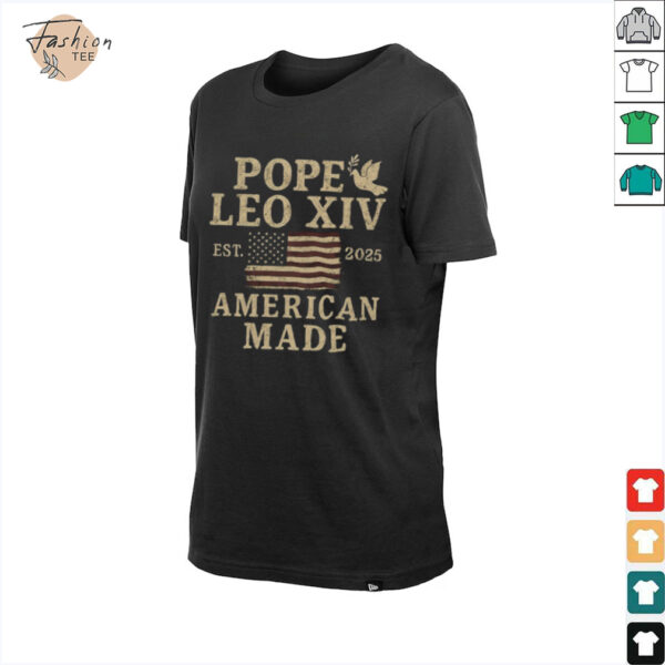Pope Leo XIV Retro Catholic T Shirt