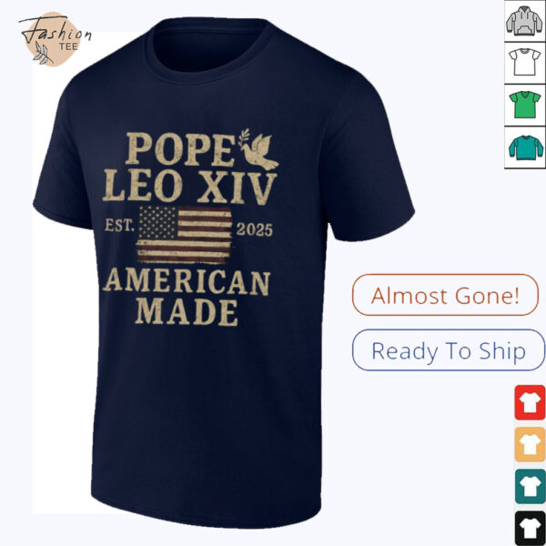 Pope Leo XIV Retro Catholic T Shirt