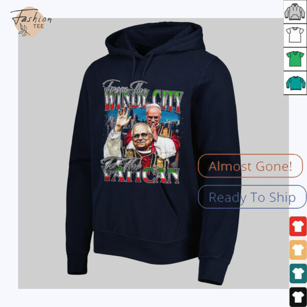 Pope Leo’s XIV from the Windy City to the Vatican shirt