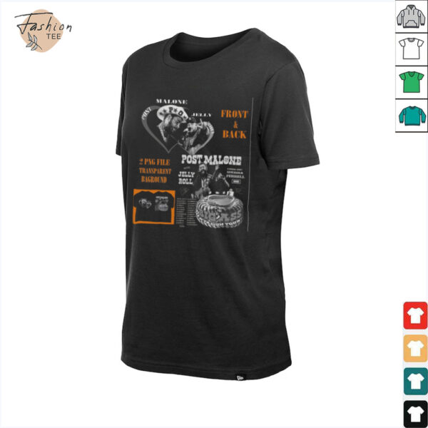 Post Malone Jelly Roll Big Ass Stadium Tour Artwork Shirt