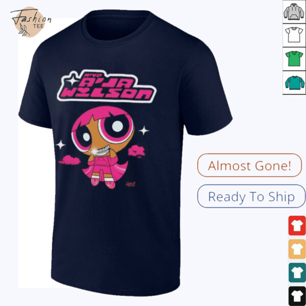 Powerpuff Girls A’ja Wilson MVP shirt