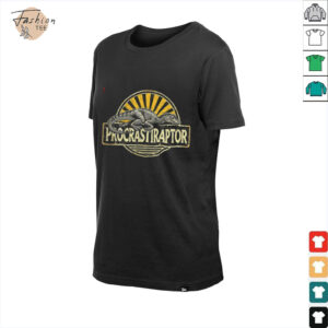 Procrastiraptor procrastinating velociraptor shirt