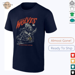Raised by Wolves Biker No Club, No Rules, Just Ride T Shirt