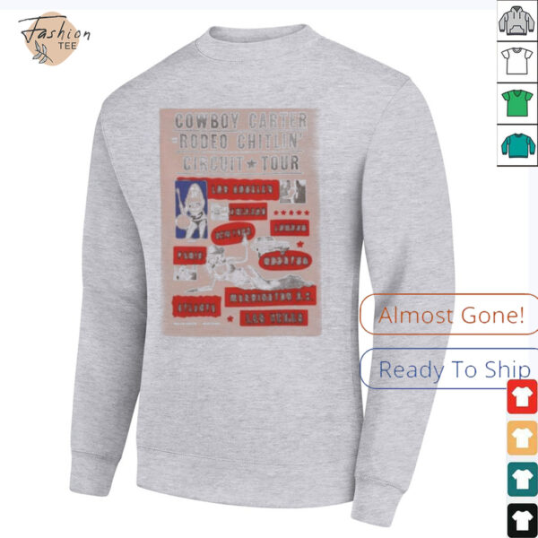 Rodeo Inspired Cowboy Carter Tour T Shirt