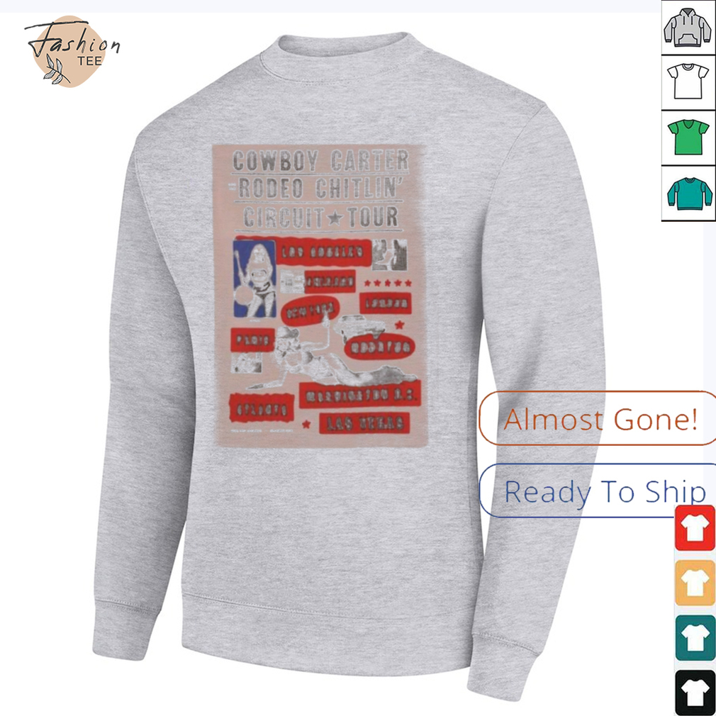 Rodeo Inspired Cowboy Carter Tour T Shirt Rodeo Inspired Cowboy Carter Tour T Shirt