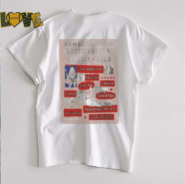 Rodeo Inspired Cowboy Carter Tour T Shirt
