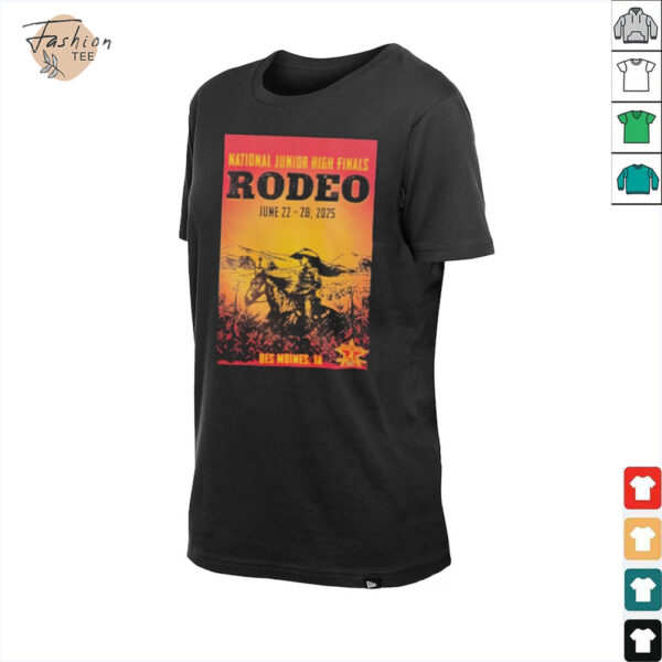Rodeo National Junior High Finals Des Moines, IA June 22 28 2025 Tour Cowgirl T shirts