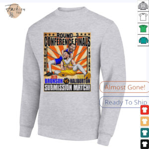 Round 3 Conference Finals Jalen Brunson vs Tyrese Haliburton submission match caricature shirt