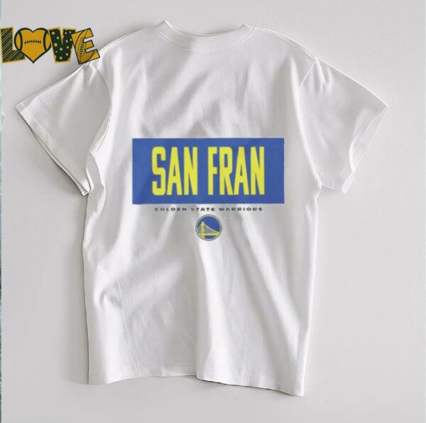San Fran NBA basketball Golden State Warriors crossbar shirt