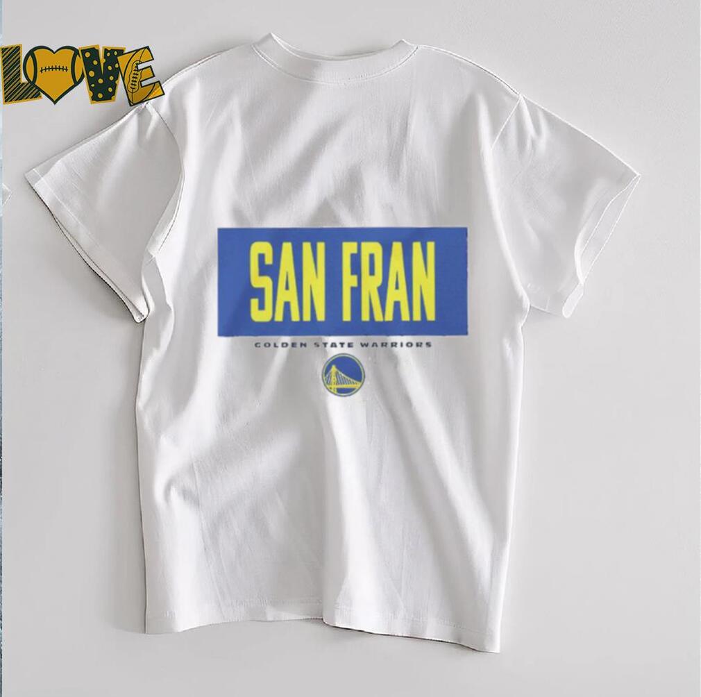 San Fran NBA basketball Golden State Warriors crossbar shirt San Fran NBA basketball Golden State Warriors crossbar shirt