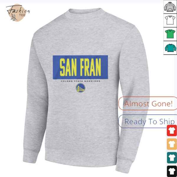 San Fran NBA basketball Golden State Warriors crossbar shirt