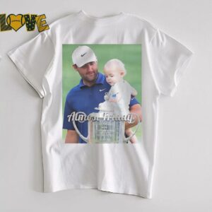 Scheffler PGA trophy Almost Friday shirt