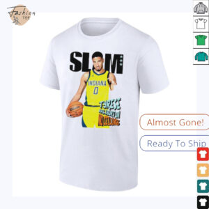 Slam Tyrese Haliburton no ceilings Indiana Pacers shirt