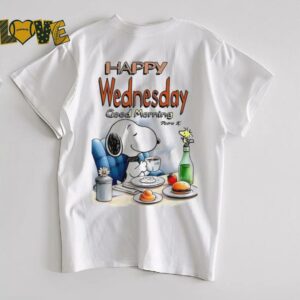 Snoopy happy wednesday good morning shirt