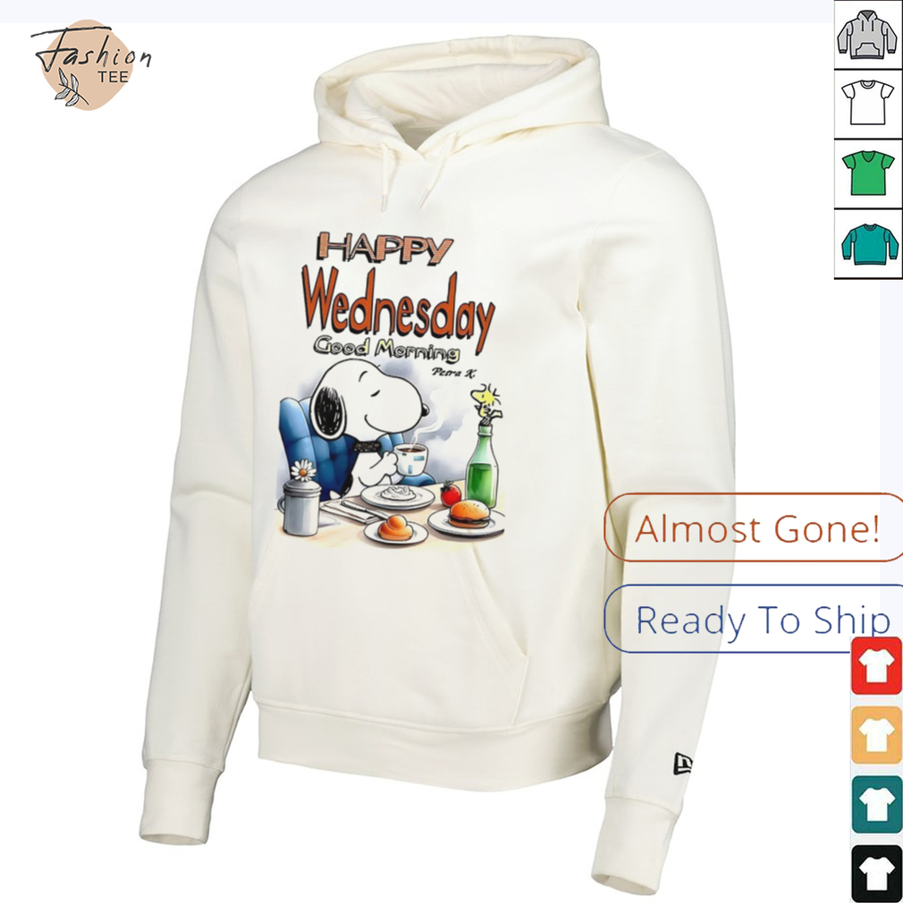 Snoopy happy wednesday good morning shirt Snoopy happy wednesday good morning shirt