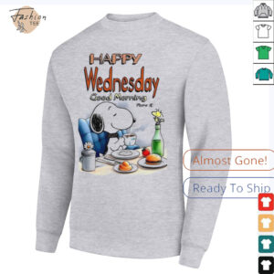 Snoopy happy wednesday good morning shirt