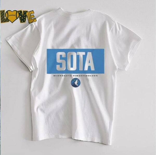 Sota NBA basketball Minnesota Timberwolves crossbar shirt
