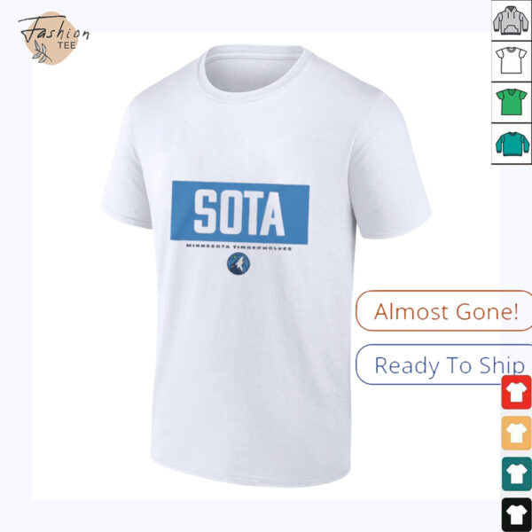 Sota NBA basketball Minnesota Timberwolves crossbar shirt