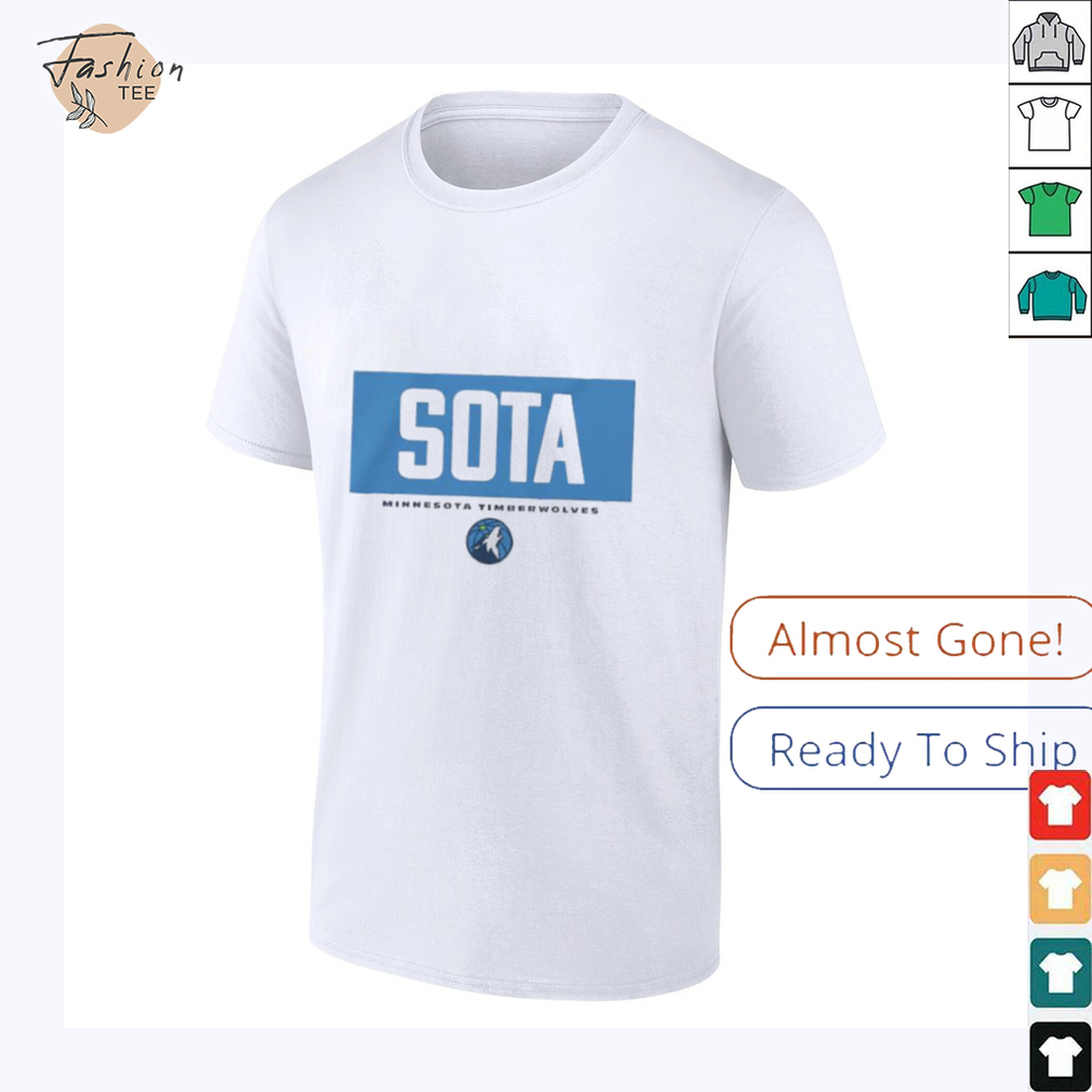 Sota NBA basketball Minnesota Timberwolves crossbar shirt Sota NBA basketball Minnesota Timberwolves crossbar shirt
