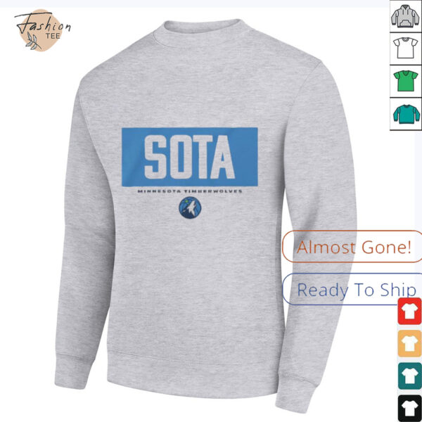 Sota NBA basketball Minnesota Timberwolves crossbar shirt